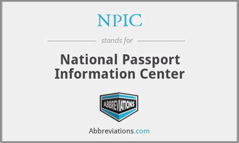 Npic state gov español - If you applied in person or renewed by mail, call the National Passport Information Center at 1-877-487-2778 (1-888-874-7793 TDD/TTY) and ask to upgrade your application service type. You’ll need either your application number or …